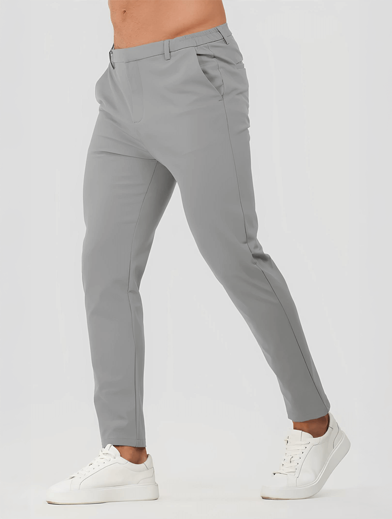 Rocio Stretch Pants - Grey