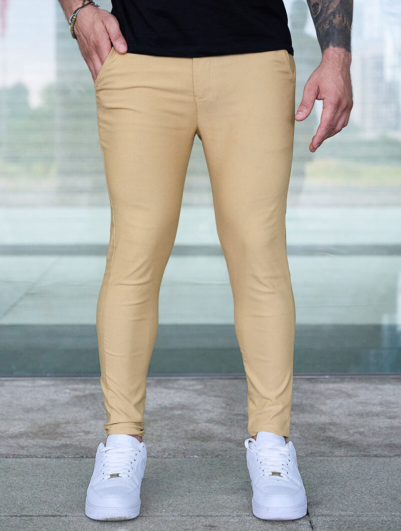 Liora Stretch Pants - Khaki