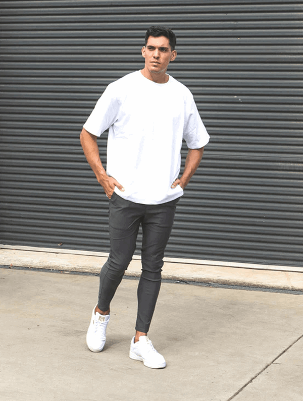 Liora Stretch Pants - Grey