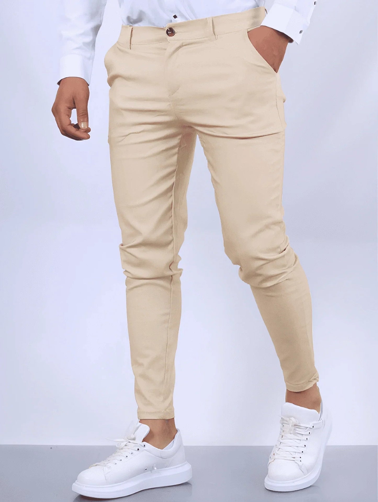 Liora Stretch Pants - Khaki