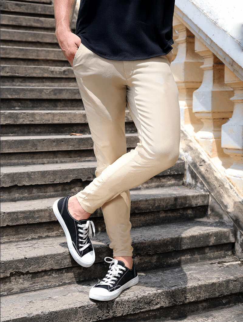 Liora Stretch Pants - Khaki