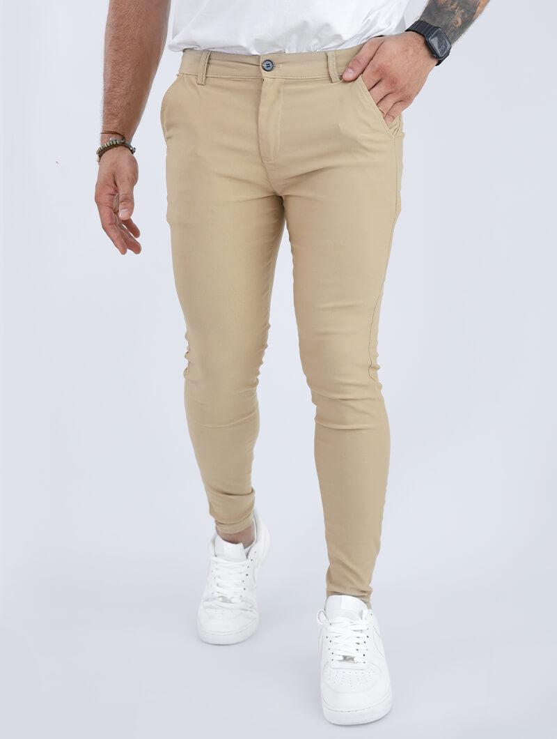 Liora Stretch Pants - Khaki