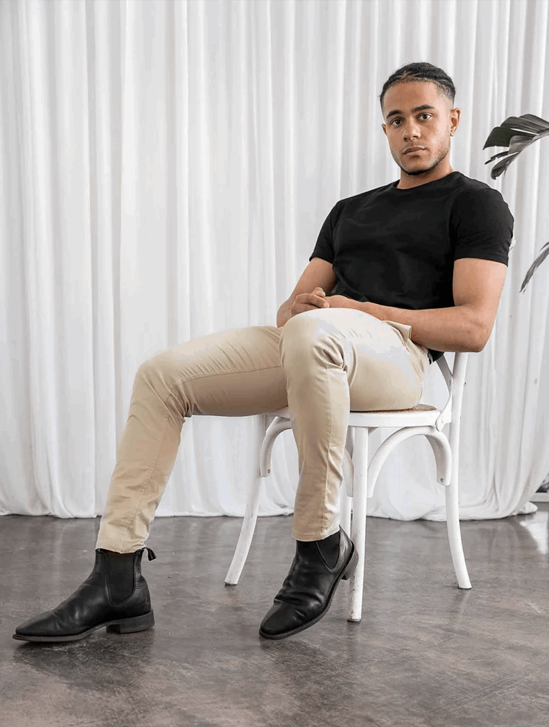 Liora Stretch Pants - Khaki