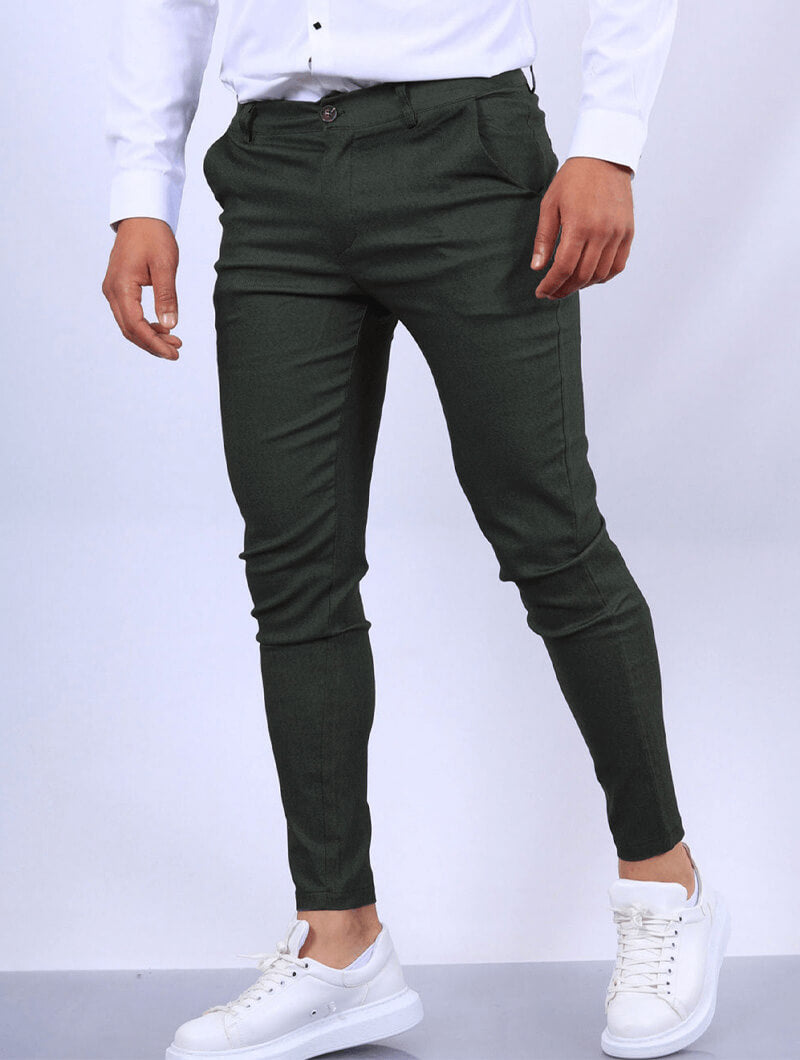Liora Stretch Pants - Black Olive