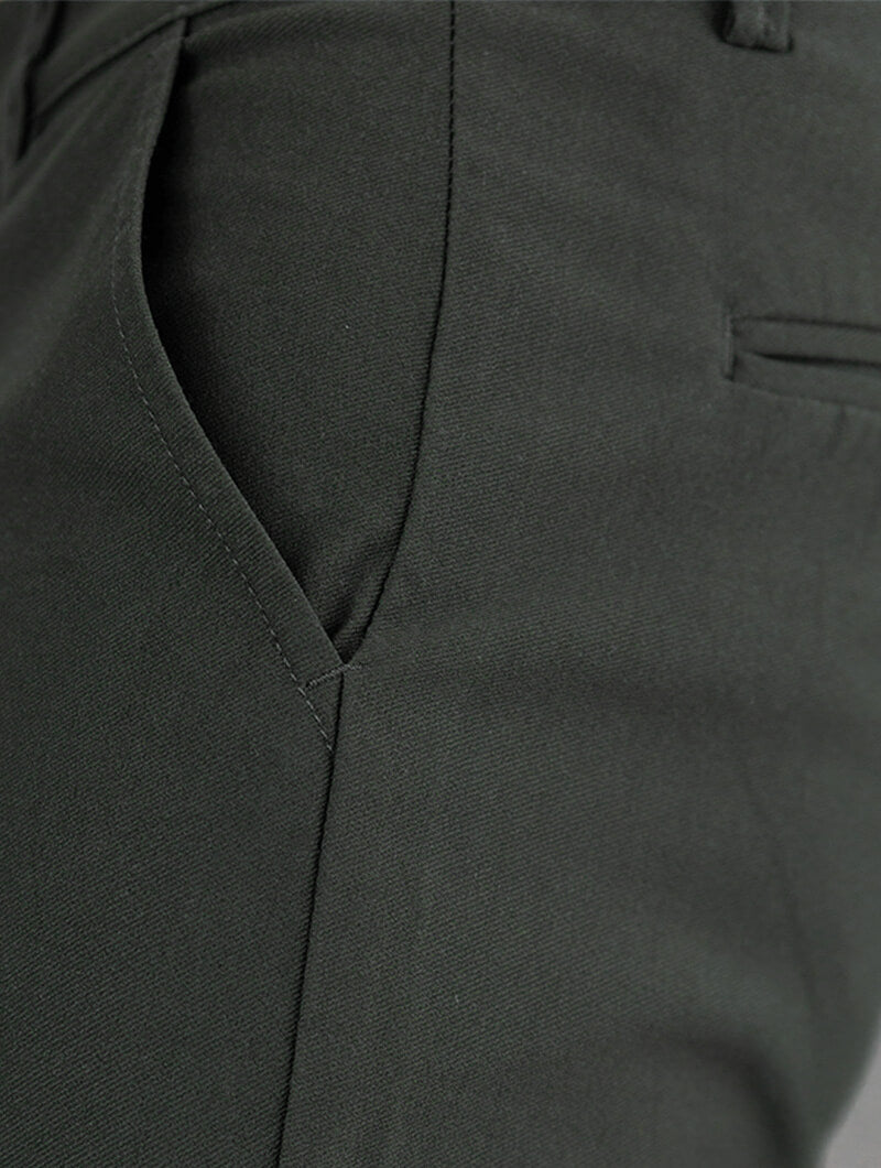 Liora Stretch Pants - Black Olive