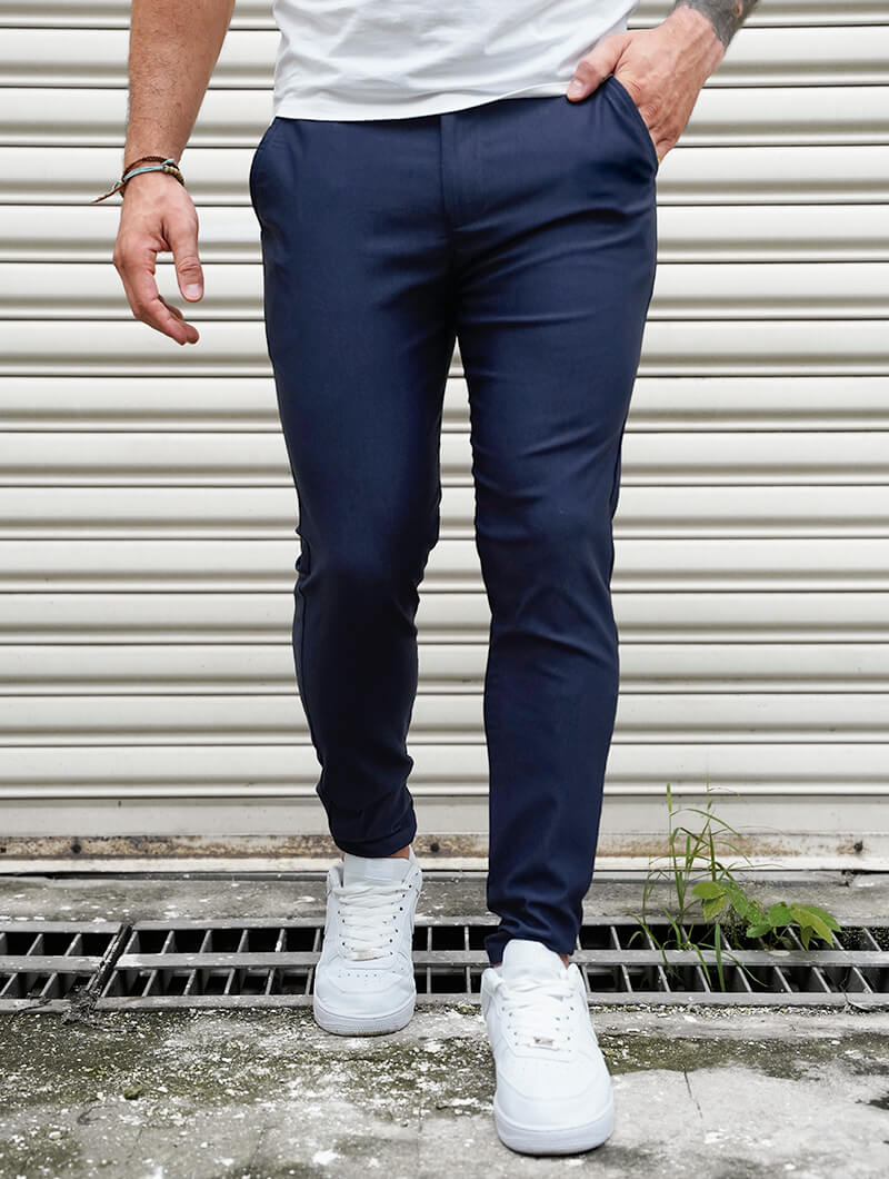 Liora Stretch Pants - Blue