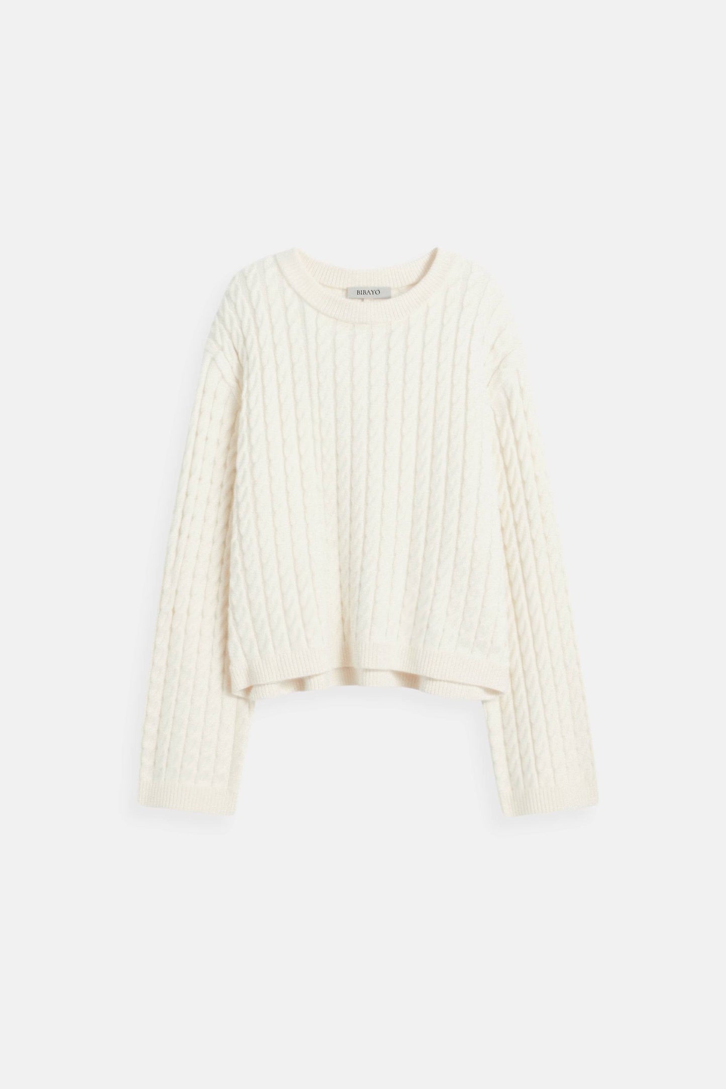 Old Money Loose Cable Knit Pattern Sweater
