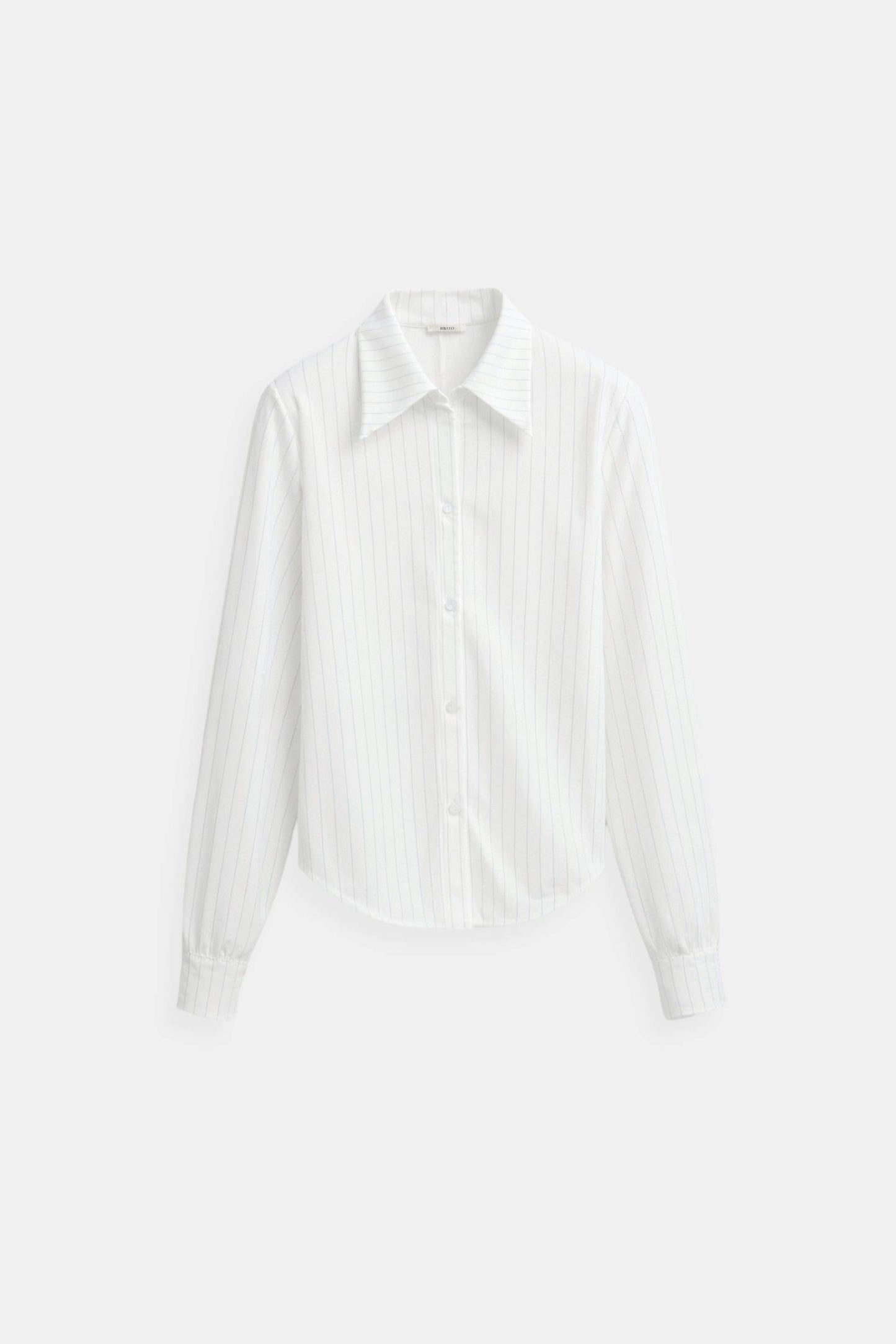 Old Money Elegant Striped Print Button Business Front Shirt