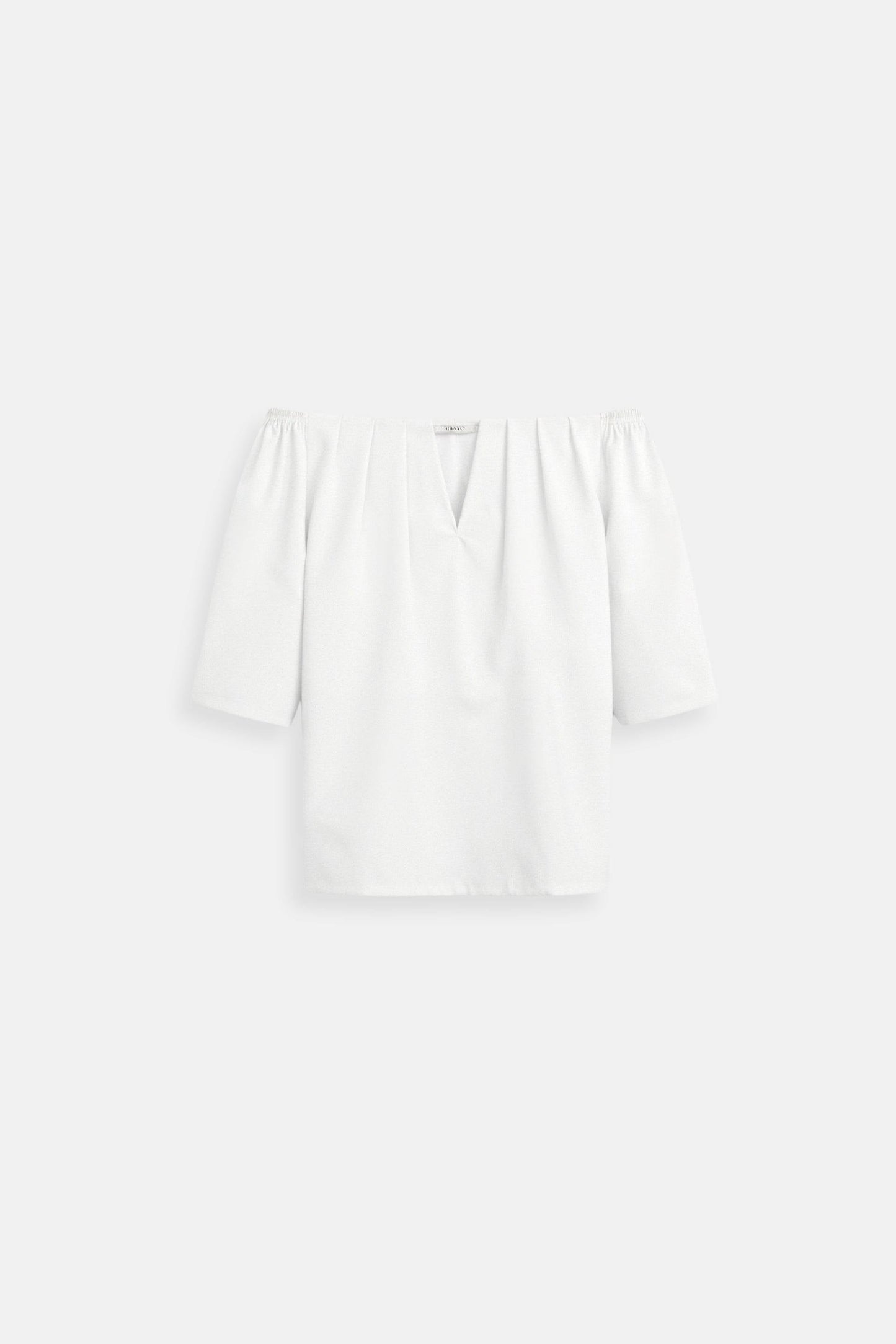 Old Money Elegant Loose Solid Pleated Notch Neck T-shirt