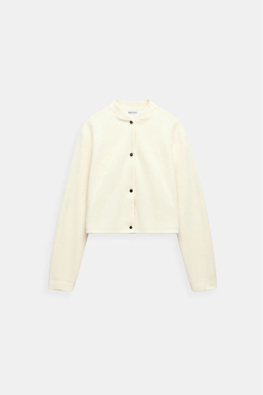 Short Elegant Women's Bomber Jacket