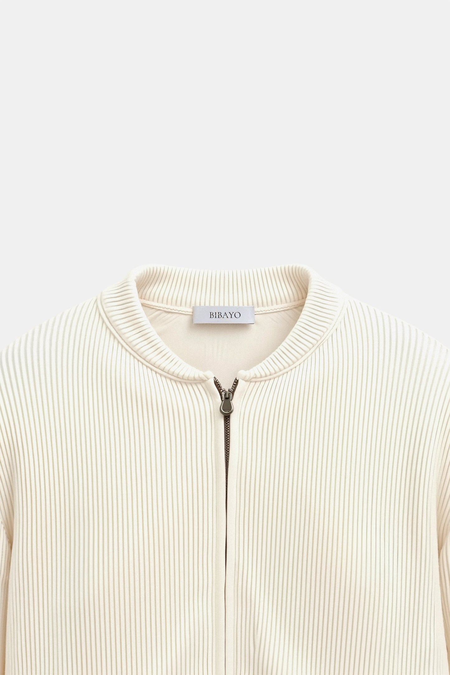 Luxurious Solid Knitted Crew Jacket