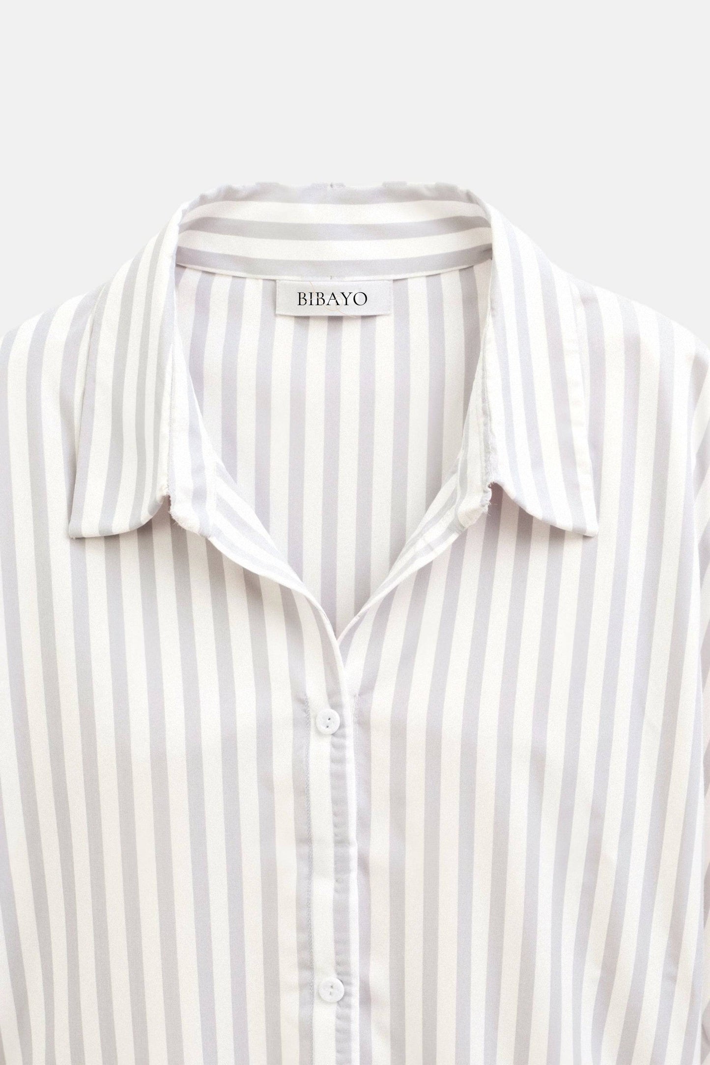 Old Money Casual Summer Elegant  Striped Button Front Shirt