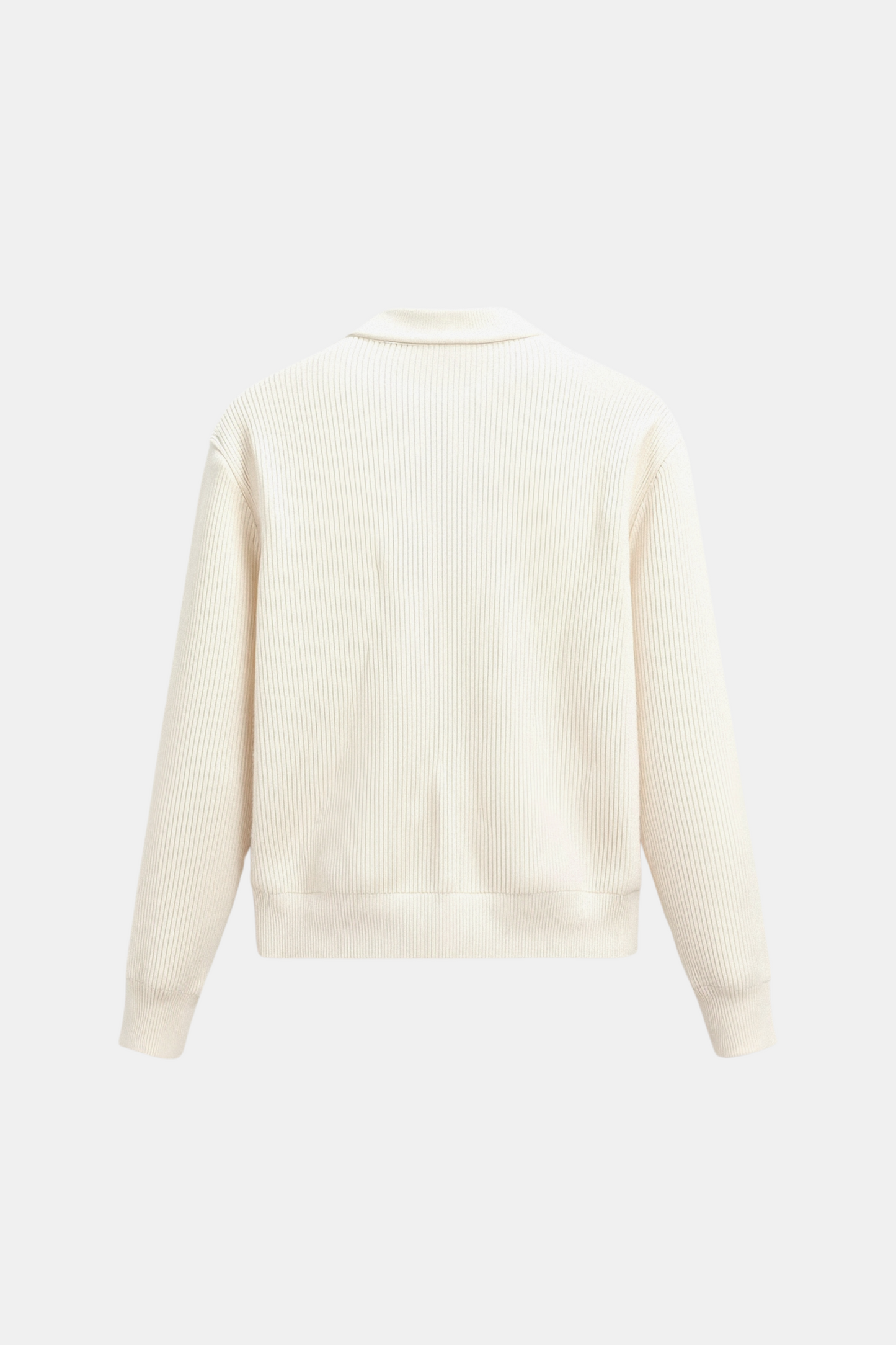 Luxurious Solid Knitted Crew Jacket