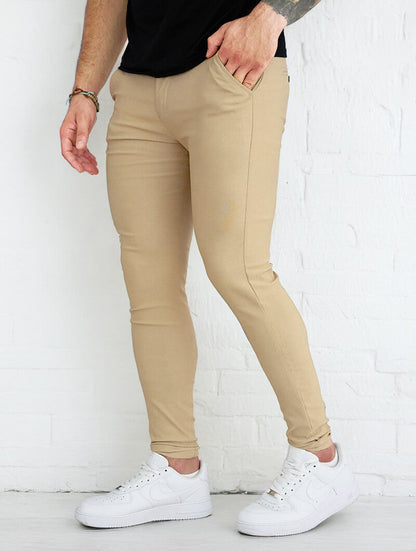Liora Stretch Pants - Khaki