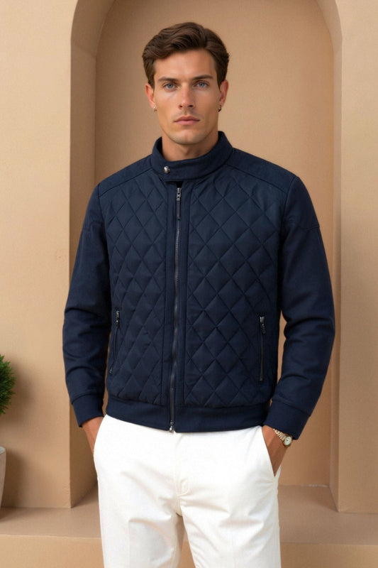 Smart Luxury Men's Classic Quilted Jacket