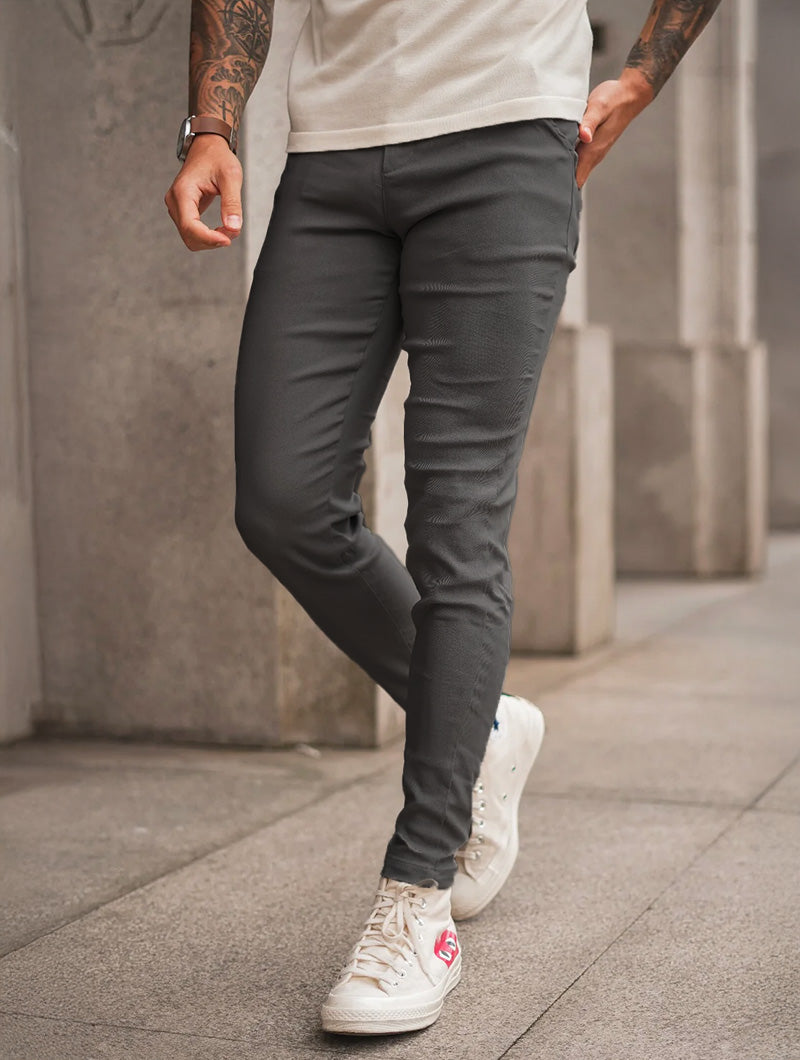 Liora Stretch Pants - Grey