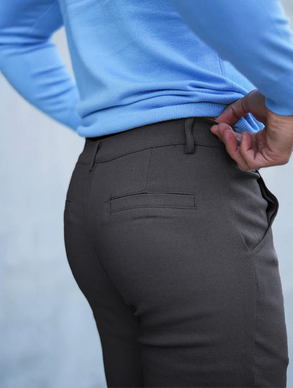 Liora Stretch Pants - Grey