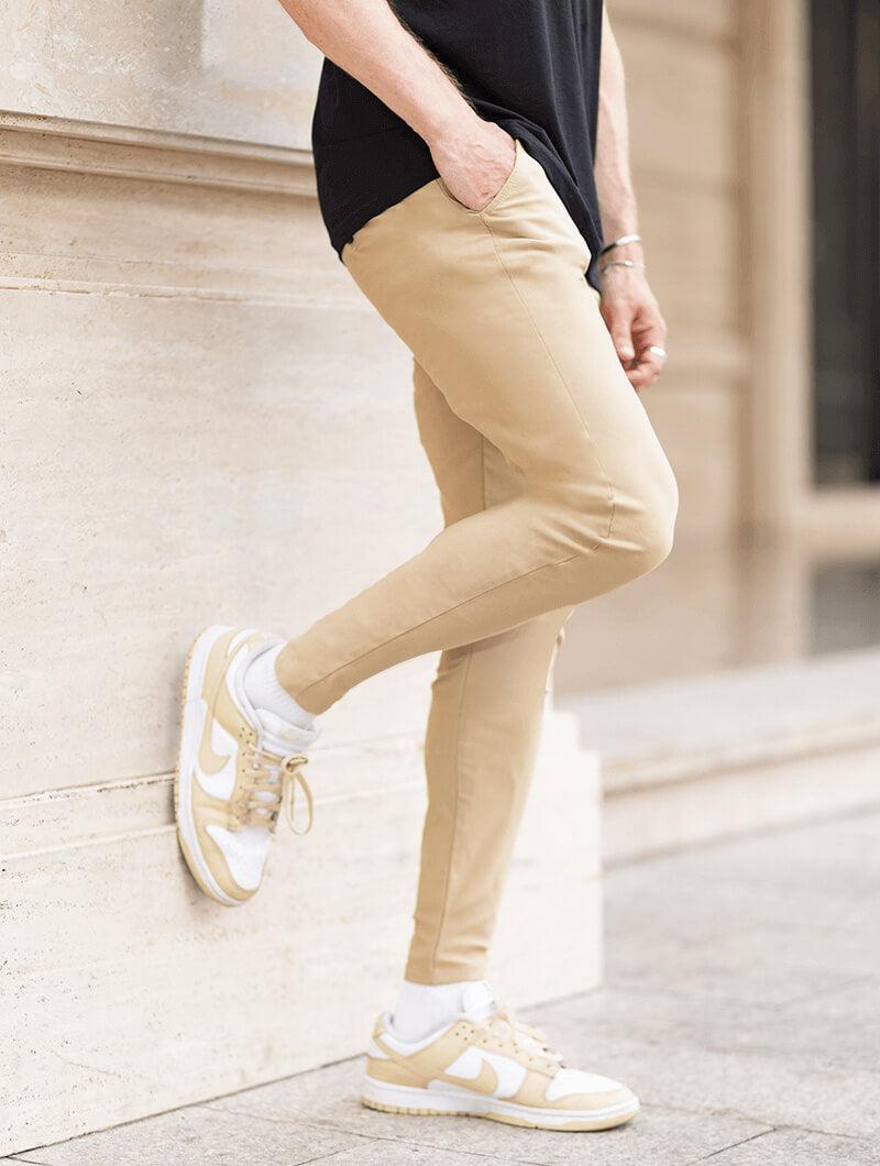 Liora Stretch Pants - Khaki