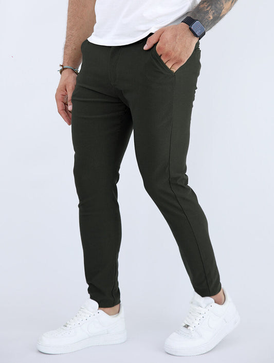 Liora Stretch Pants - Black Olive