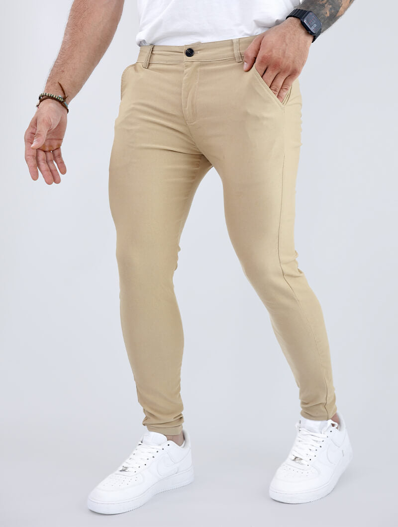Liora Stretch Pants - Khaki