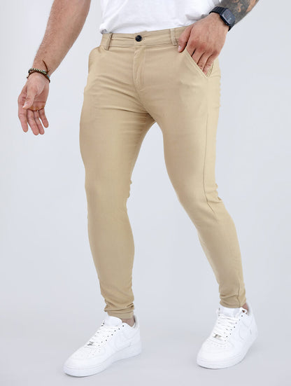 Liora Stretch Pants - Khaki