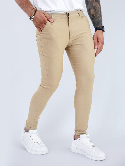Liora Stretch Pants - Khaki