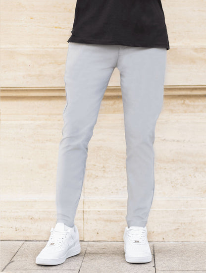 Liora Stretch Pants - Light Grey