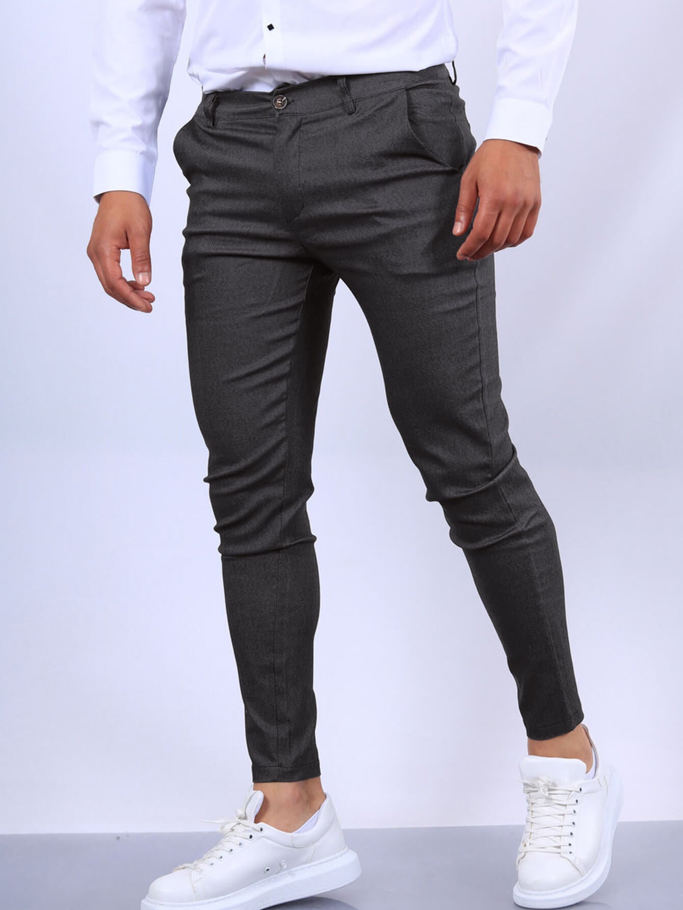 Liora Stretch Pants - Grey