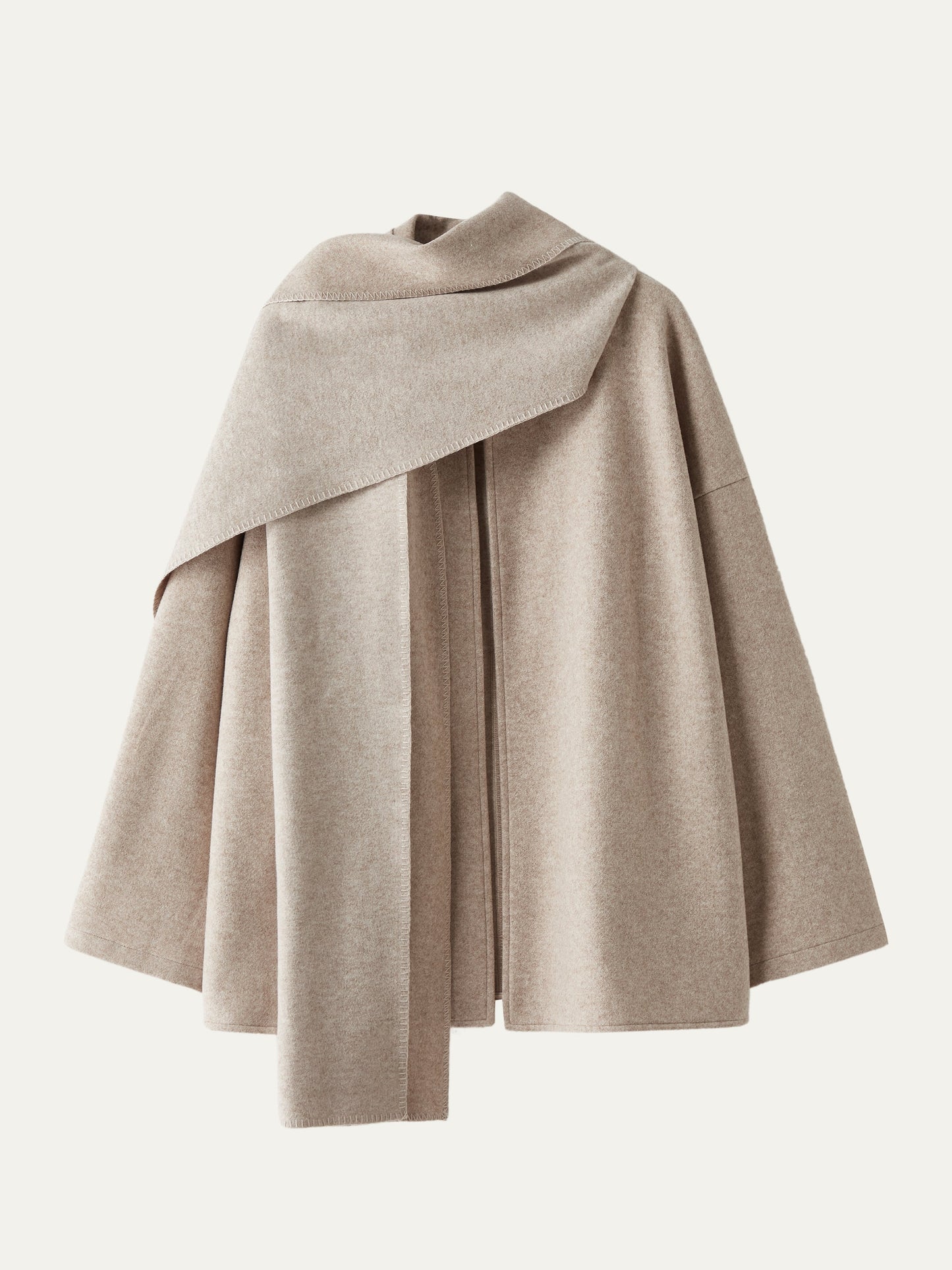 Oversized Scarf Jacket